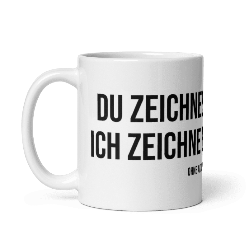 Mandalas zeichnen - Tasse