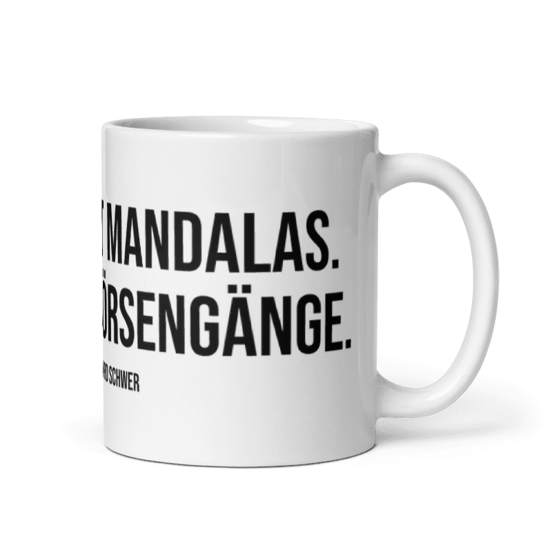 Mandalas zeichnen - Tasse