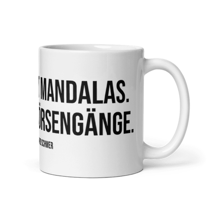Mandalas zeichnen - Tasse