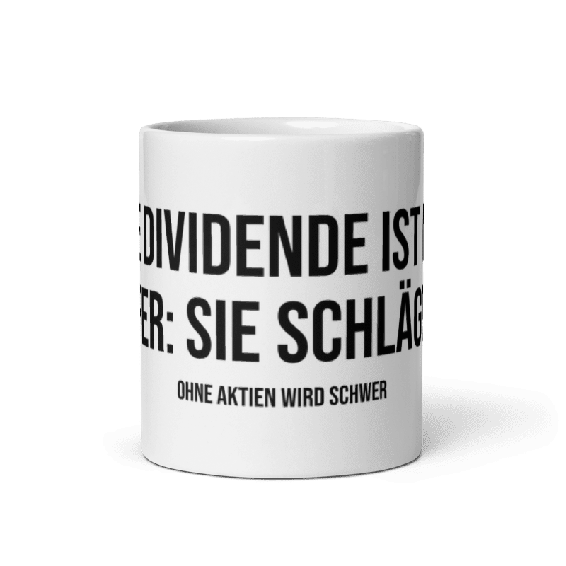 Dividende ist ein Golfer - Tasse