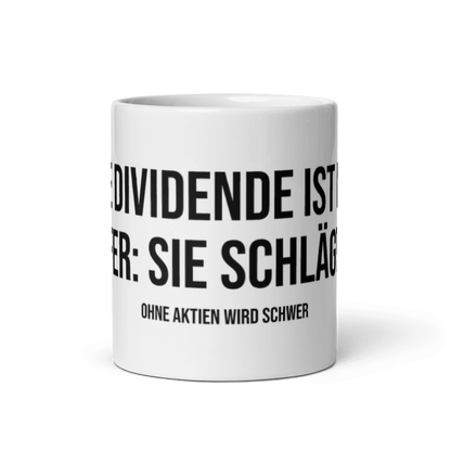 Dividende ist ein Golfer - Tasse