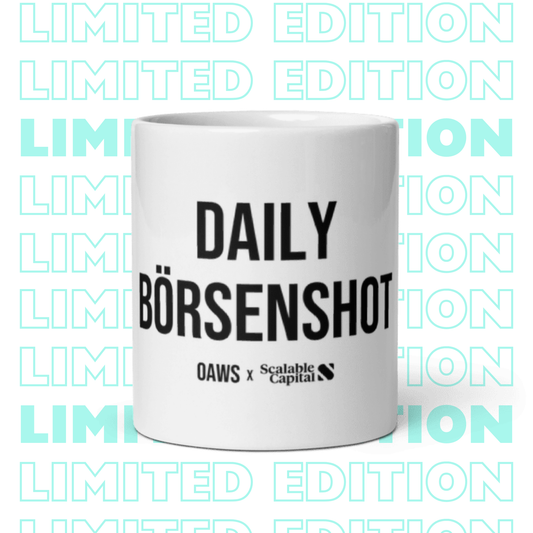 Daily Börsenshot - Limited Edition x Scalable Capital - Tasse