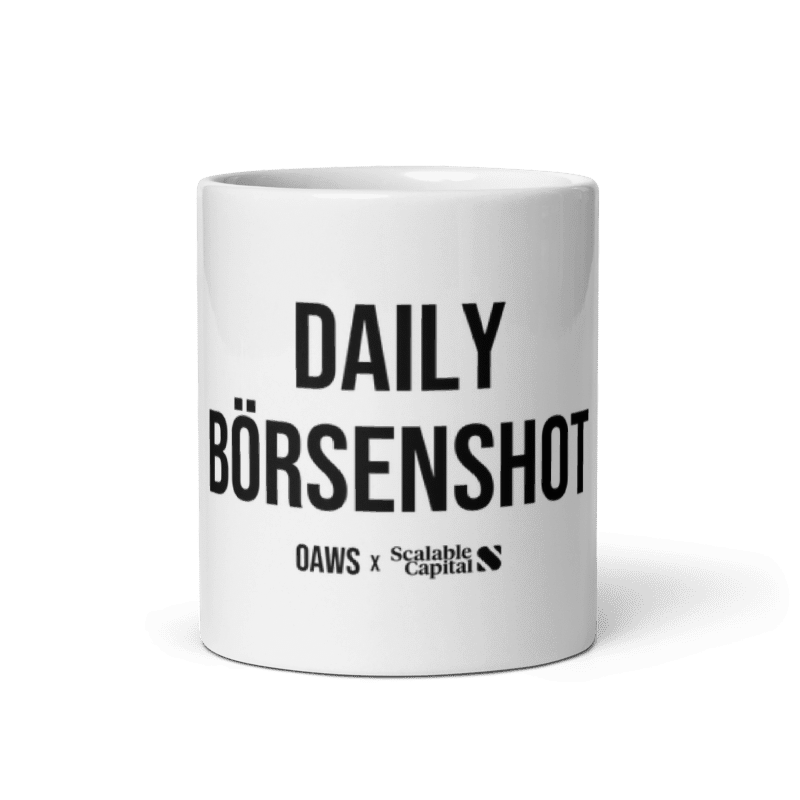 Daily Börsenshot - Limited Edition x Scalable Capital - Tasse